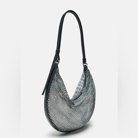 ZARA SPARKLY SHOULDER BAG - Picture 7 of 11